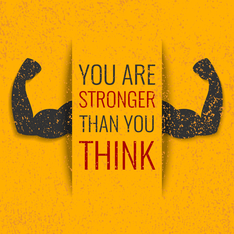 Gym Motivation Vector by Nauma - Wrapped Canvas Print, 30cm H x 30cm W