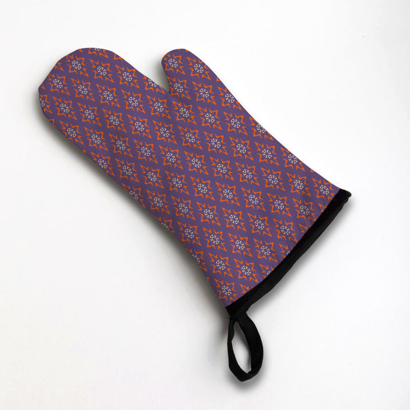 Classic Abstract Oven Mitt Cotton Twill