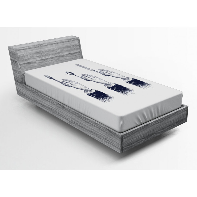 Microfiber Fitted Sheet, Twin Fitted Sheet