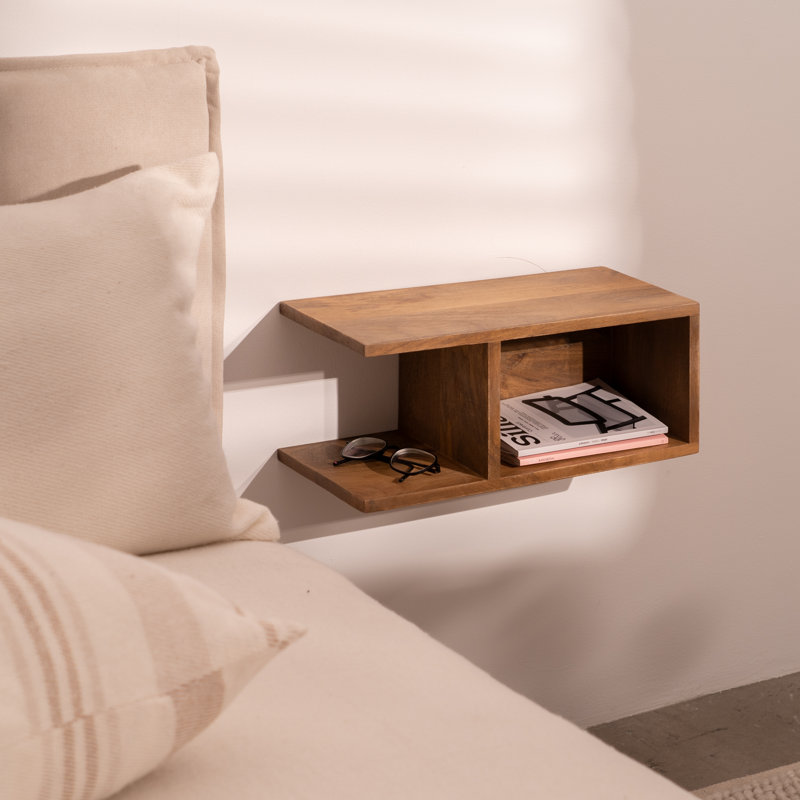 45cm W Solid Wood Bedside Table