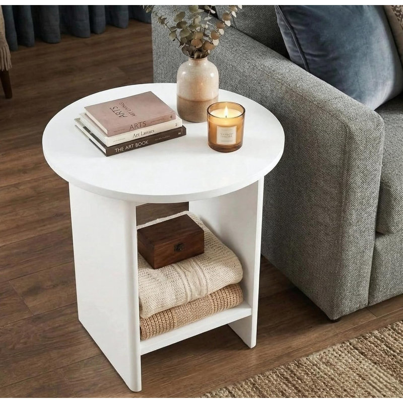 End Table, White
