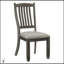 Ensemble de salle à manger 6 pièces gris antique et finition café avec banc rembourré, 4 chaises d'appoint et 6 tiroirs de rangement, parfait pour un style campagnard décontracté