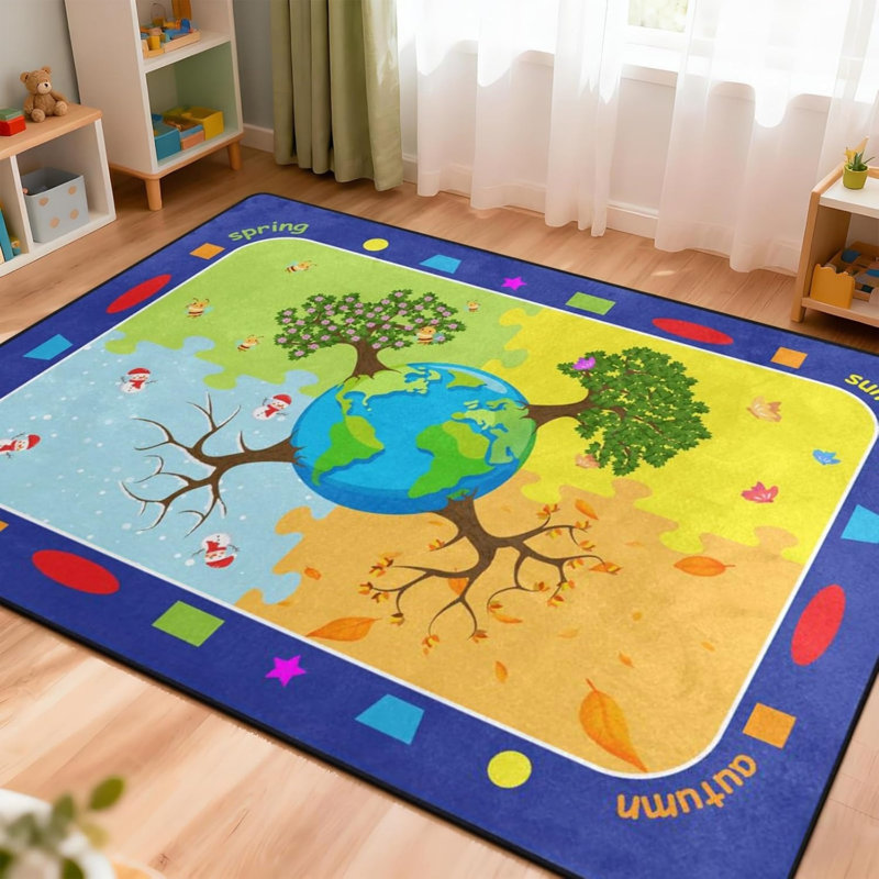 Tapis 4 saisons pour enfants 5 x 7 pi