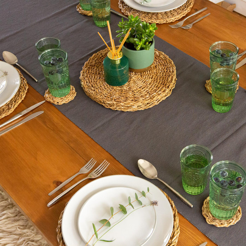 Argon Tableware - 30cm Woven Seagrass Placemats - Set of 6