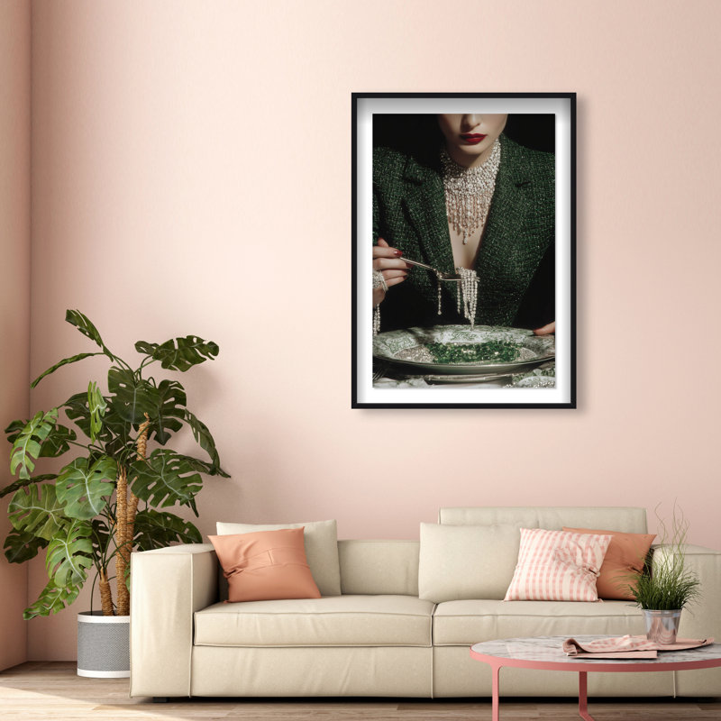 Forest Feast Shadowbox Fashion Print by Oliver Gal, Black Frame, 10 x 15, 37.5"H x 25.5"W, Black Shadowbox