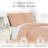 Southshore Fine Linens Southshore Basics Duvet Cover Set in Light Peach, Double-Brushed Microfiber Bedding with Hidden Zipper Closure and Corner Ties, 1 Pillow Sham, Twin/Twin XL-993066943-993066925