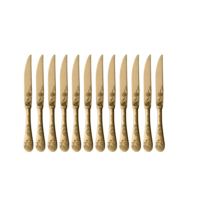 Venere Steak Knife, Ice Gold