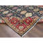 Tapis noir en laine nouvel âge 9 pi x 12 pi Weera