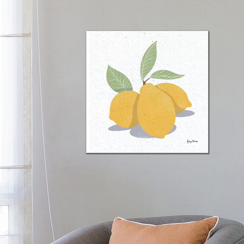 Fruity Cocktails V by Becky Thorns - Print on Canvas, Wrapped Canvas, 66.04cm H x 66.04cm W x 3.81cm D