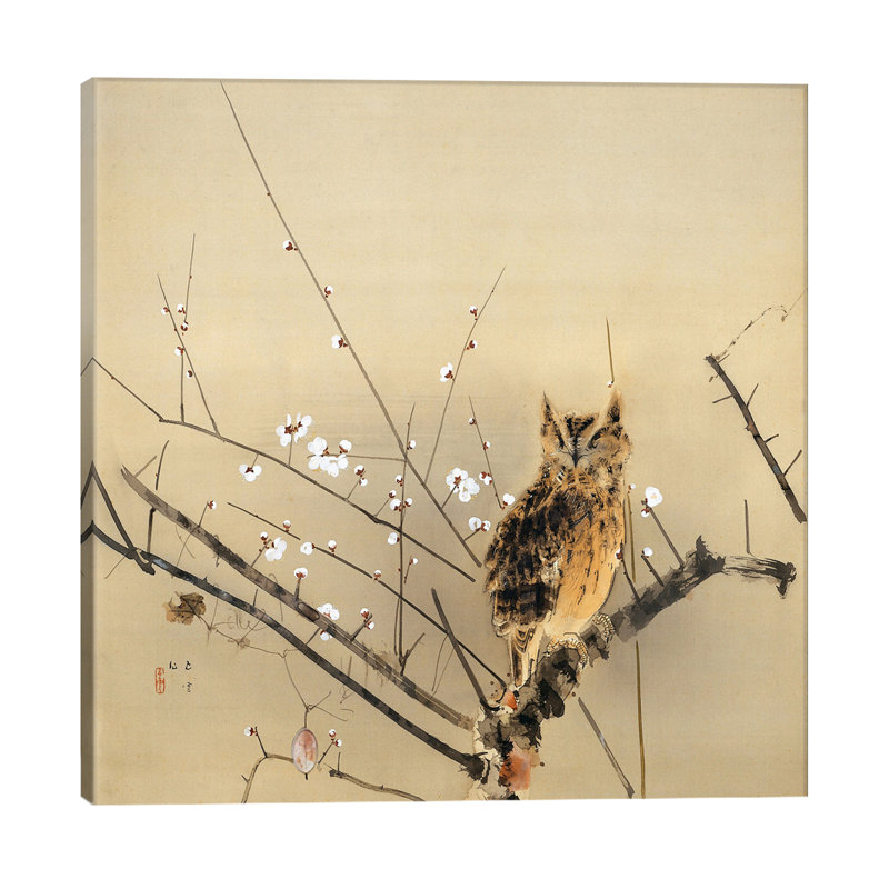 Early Plum Blossoms by Piet Mondrian - Wrapped Canvas Painting, 93.98 cm H x 93.98 cm W x 3.175 cm D