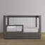 Vienna Toddler Guardrail, Darkwash Ash With Acrylic