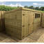 Terrey 14 ft. W x 7 ft. D Solid Wood Garden Shed