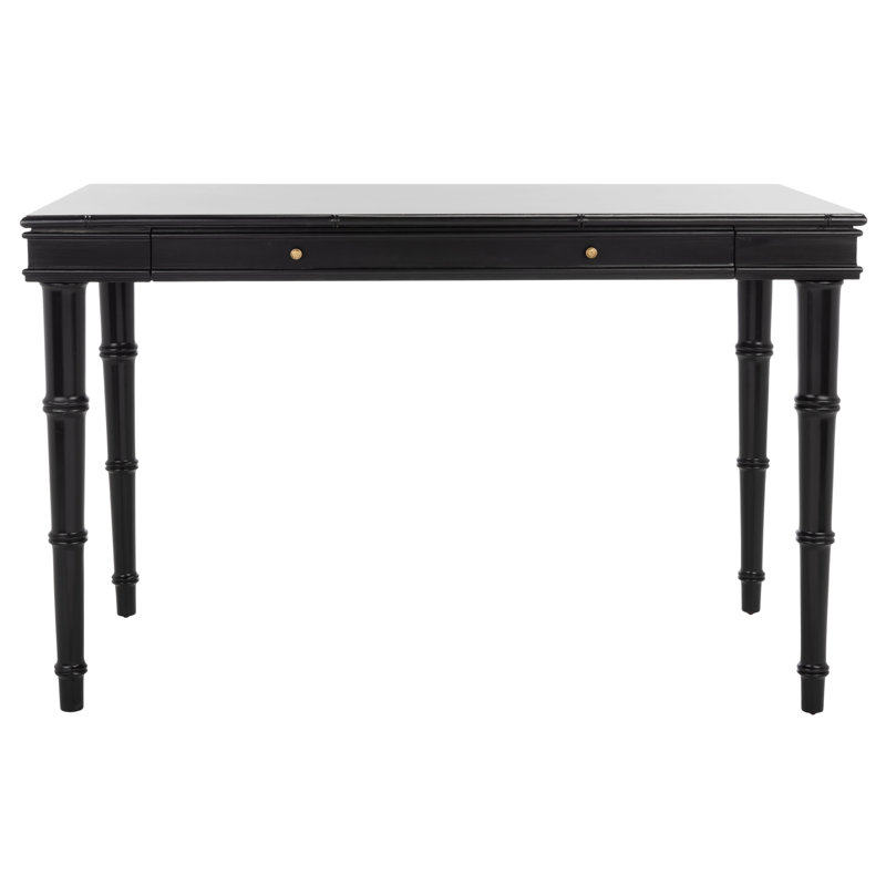 Charboneau Writing Desk, Black/Silver