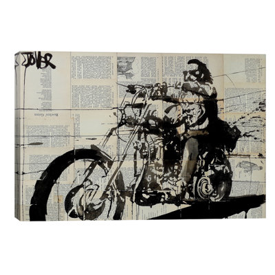 Rider - Wrapped Canvas Print