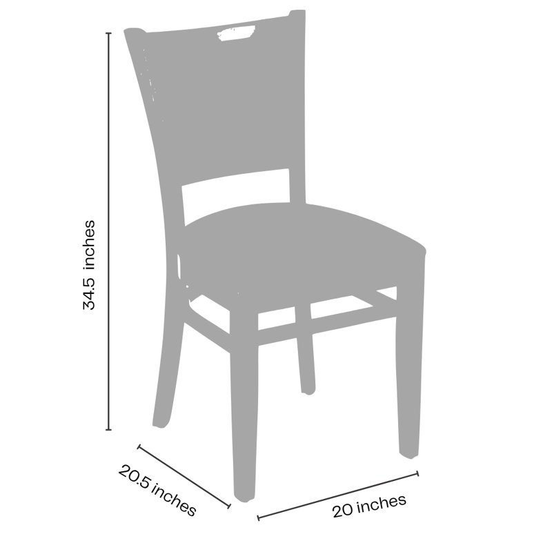 Chaise rembourrée Exum