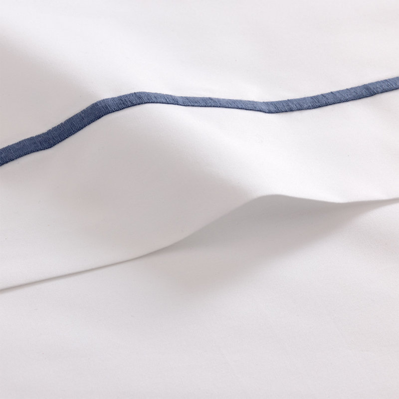 Athena Flat Sheet, Queen Flat Sheet, Outremer