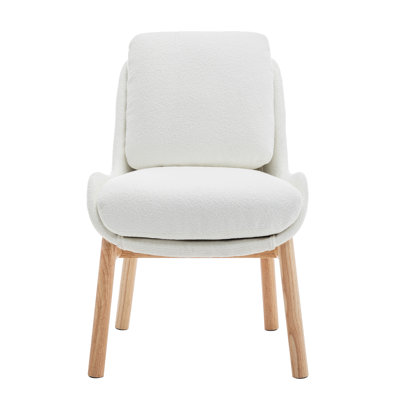 Oliver Dining Chair - Cream Performance Boucle
