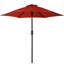Parasol de marché de 7,5 pi avec inclinaison et manivelle - Orange brûlé Allport-1392166004-1434130480