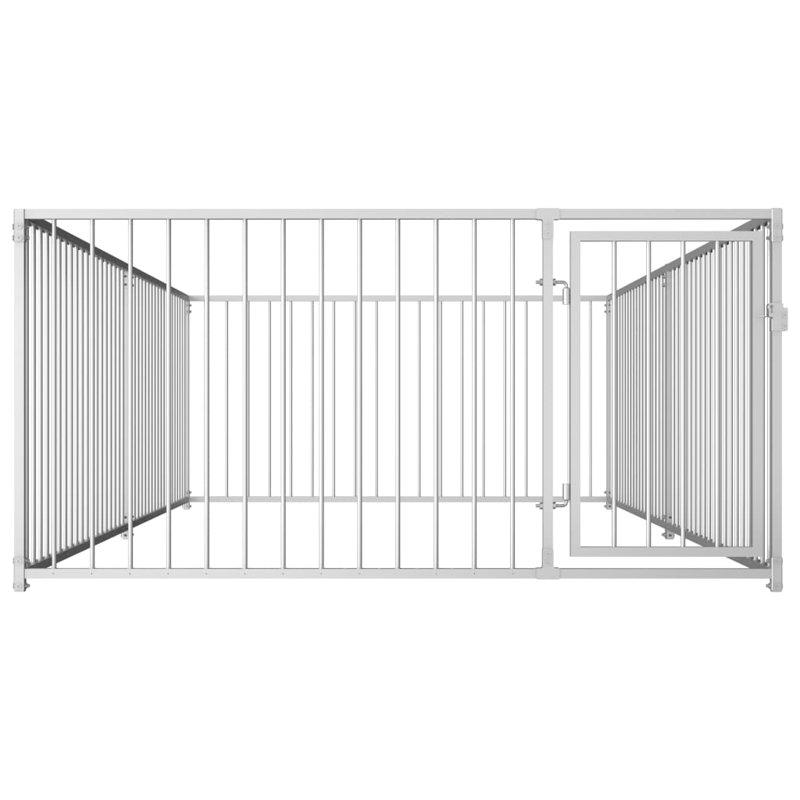 Coso Steel Exercise Pen With Door, 100cm H x 400cm W x 200cm L