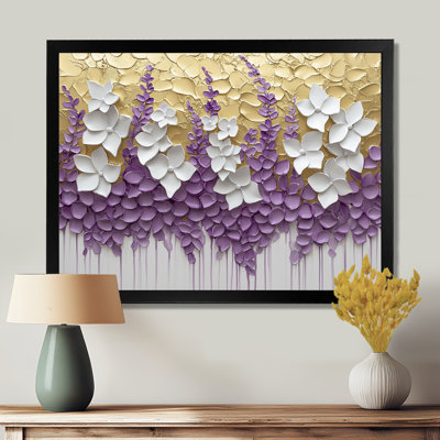 Myrddin Wildflower Pure Cream Bloom II - fleurs sauvages, art mural