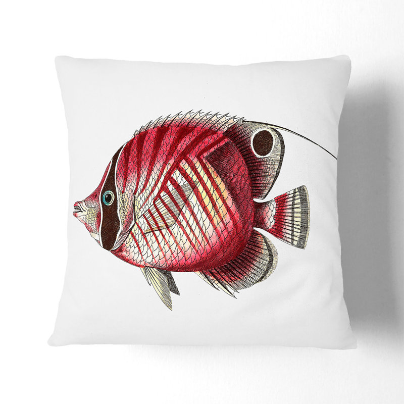 Square Throw Cushion, White, 40cm H x 40cm W x 15cm D