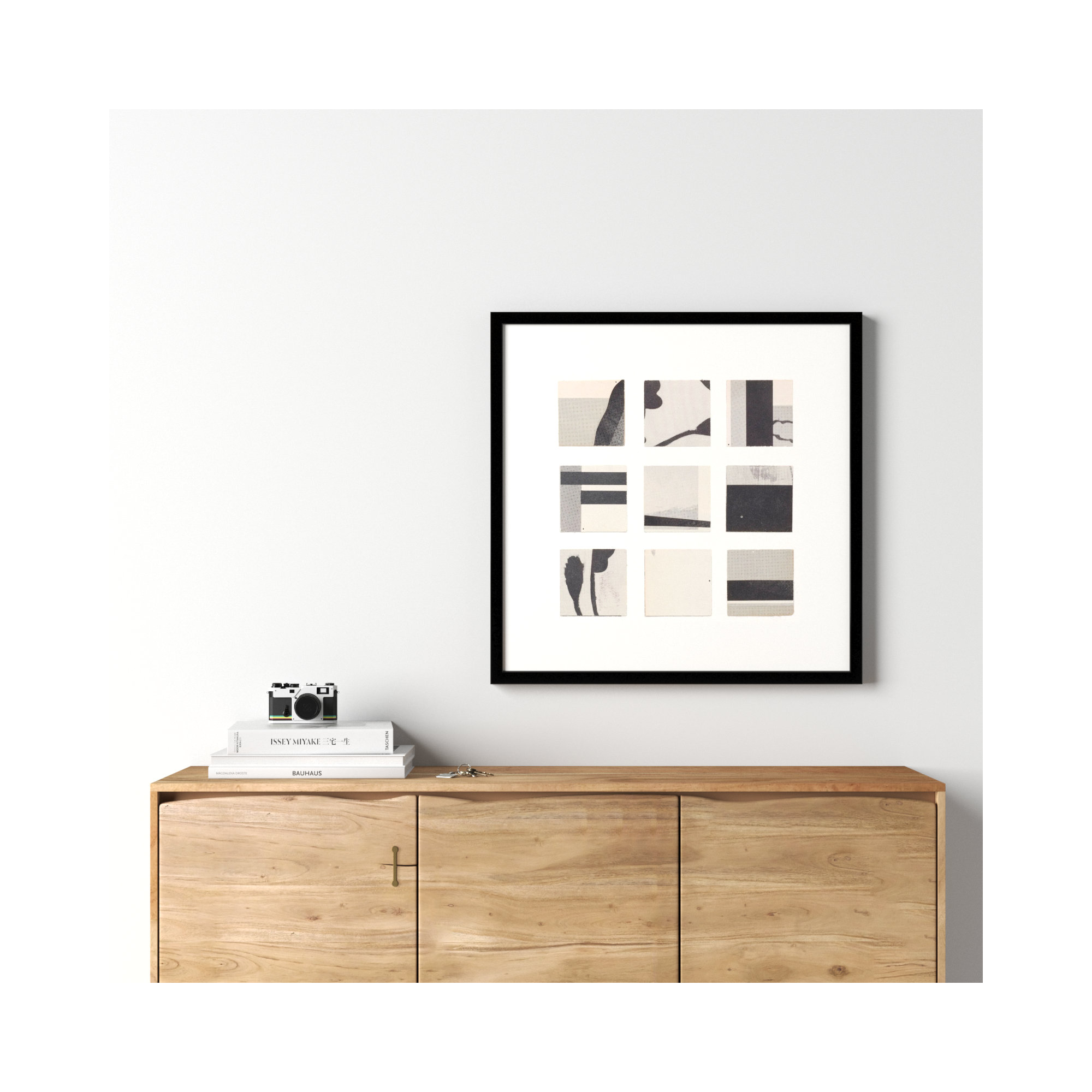 Pinpoint, Black, 30" H x 30" W x 1.25" D