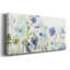 Fleurs sauvages en bleu - Toile tendue avec châssis - Prêt à accrocher