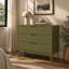 Ensemble de chambre à coucher avec commode et table de chevet 2 pièces Avira-129721401