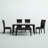 Navi Marble Top Four Leg Dining Set