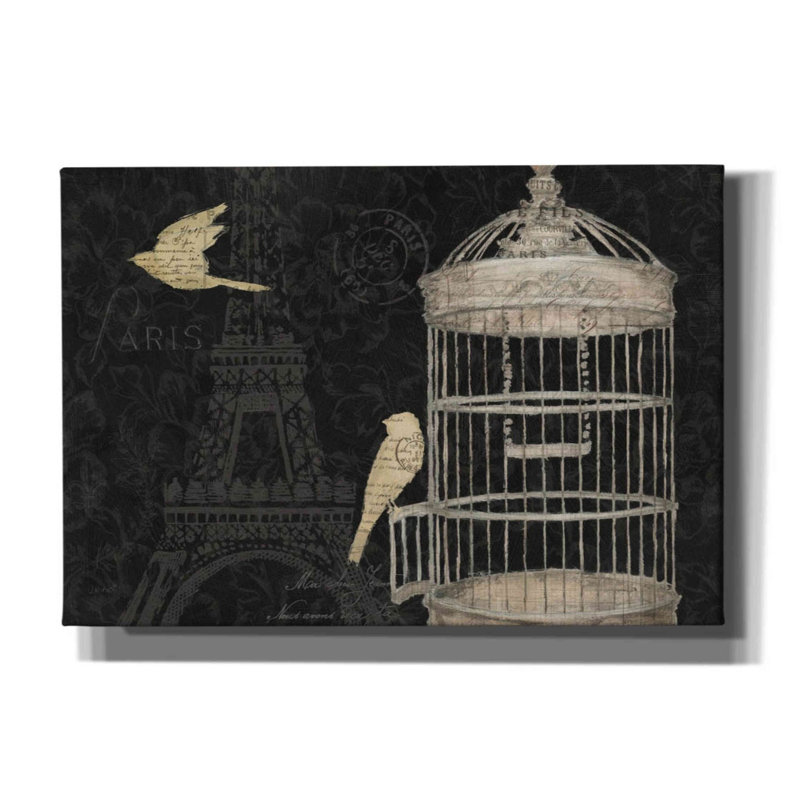 «Via Paris I» par James Wiens, art mural sur toile, H 18 po x l 26 po x P 0,75 po