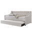 Lit de jour rembourré Elanah avec lit gigogne Botton-150291016-150291022