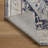 Vintage Bohemian Machine Washable Indoor Area Rug In Blue, 5' X 7'