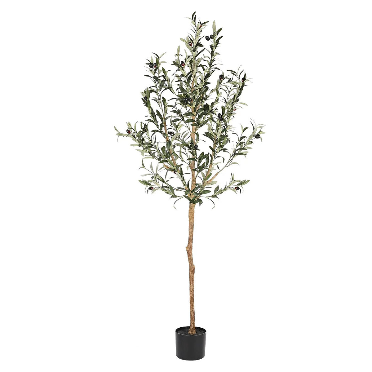 Primrue 60'' Faux Olive Tree Tree in Planter | Wayfair