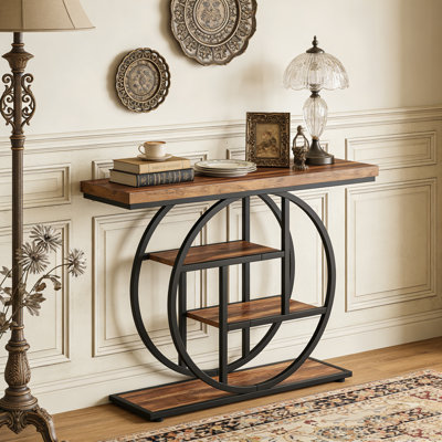 41.3" Industrial Console Table