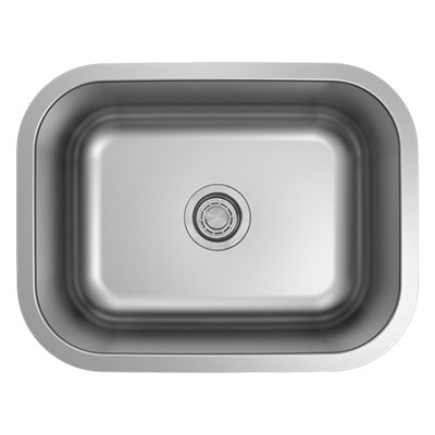 Évier de cuisine Dakota Traditional Standard Radius Undermount en acier inoxydable 304.