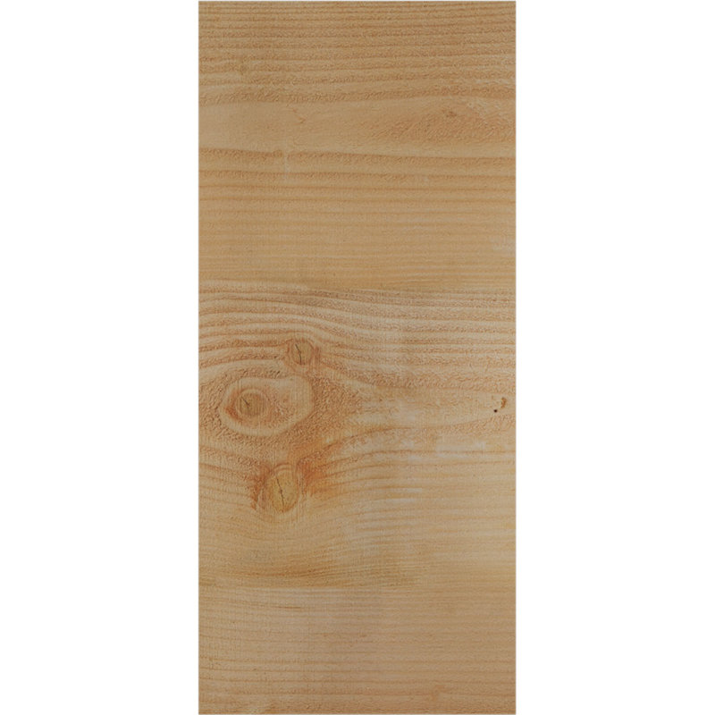 Corbeau alpin avec contre-plaque, H 18 po x l 8 po x P 10 po, Sapin de Douglas, Sciage brut