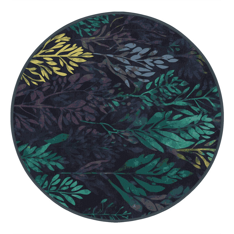 Starlit Bloom Rug, Round 6'