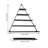 18 Piece Triangle Metal Bracket Shelf-80133811