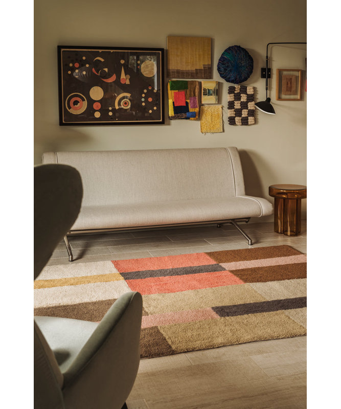 Wool Runner Rug Chroma, Spiced Coral
