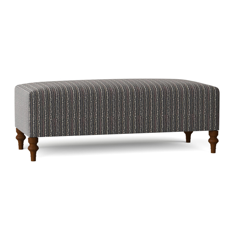 Banc rembourré Ryker, Noyer foncé, Ivoire - 22533