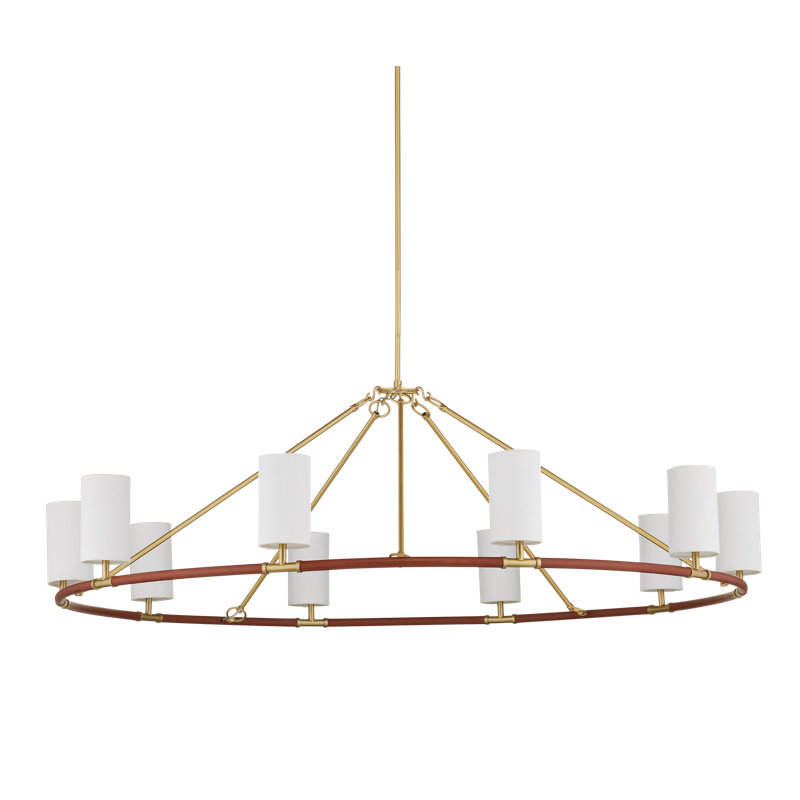 Ellerston Medium Chandelier, 24" H x 63" W x 63" D