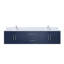 Ensemble de meuble-lavabo double mural 80 "Geneva-87285974-112899583