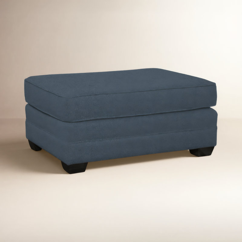 Bedford Upholstered Ottoman, Kensington Spa; 0611-56, Mineral