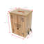 Boîte de charité en bois