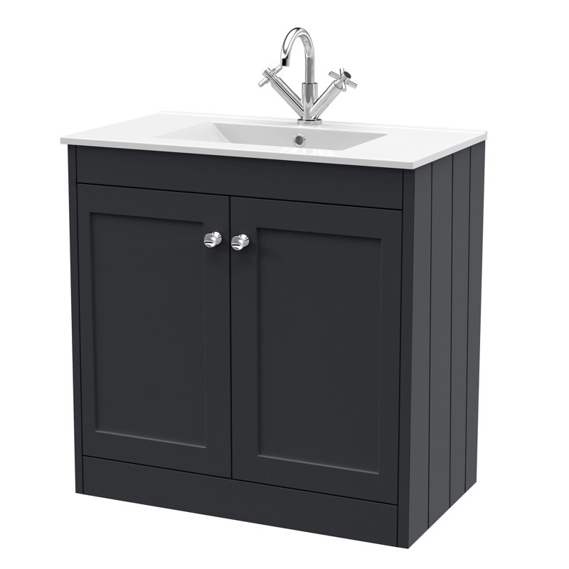 Ashwick Bathroom Vanity, Soft Black, 805 cm