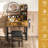 Round Led Makeup Mirror Vanity With 3 - Color Lights, 2 Large Drawers, Ports, And Hair Dryer Stand, Brown, Structure American Style Big Open Storage, Adjustable Brightness, Material Build-396850238