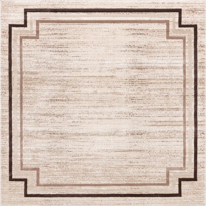 Alfano Geometric Indoor Rug, Square 7'