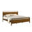 Roundhill Furniture Eldren Wood Platform Bed in Walnut Finish, King-123584303