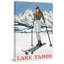 «Ski Like a Girl», reproduction d'art sur toile tendue-301285413