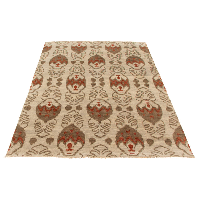 Tapis gris clair Heritage 6 pi 3 po x 9 pi 3 po